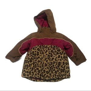 3 Jackets In 1 Leapord & Pink The Children's Place